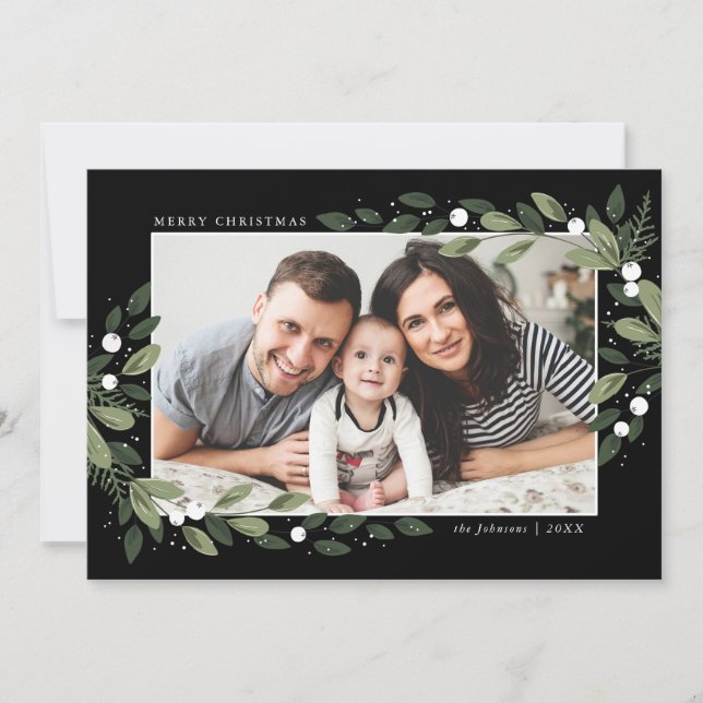 Frostigt Grönt Utandningsportet Inbjudningar (Framsida)