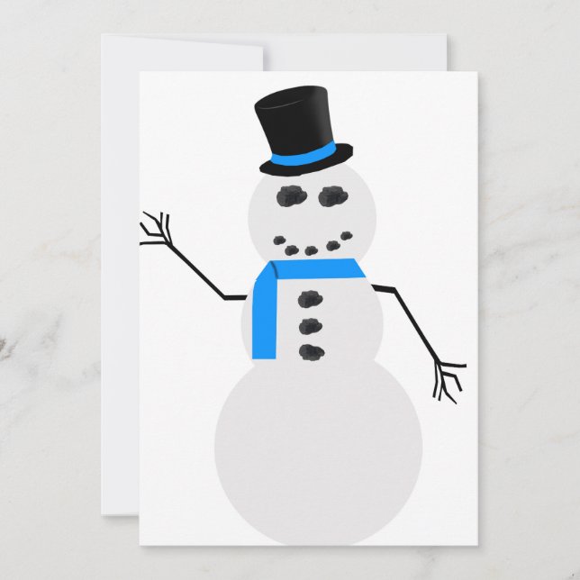 Frostigt julkort (Framsida)