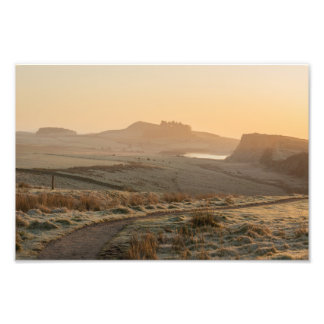 Frostigt morgon vid Steel Rigg Fototryck