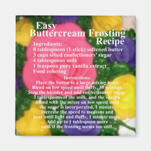 Frosting Recipe av smör Magnet