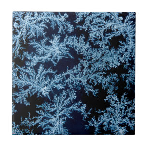 Frostmönster närbild, Kalifornien Kakelplatta