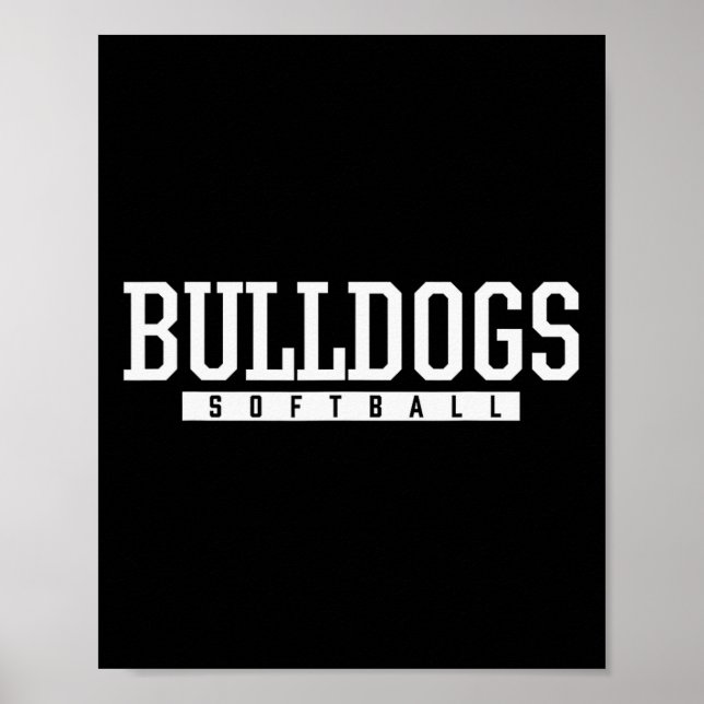 Frostproof Bulldogs Softll Gymnasium  Poster (Framsidan)