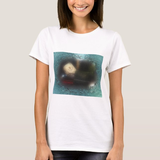 Frosty Blue S'mores Snögubbe T-shirt (Framsida)