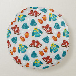 Frosty Dagays Mysigt Rund Kudde