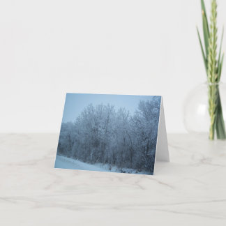 Frosty Day Notecard Helgkort