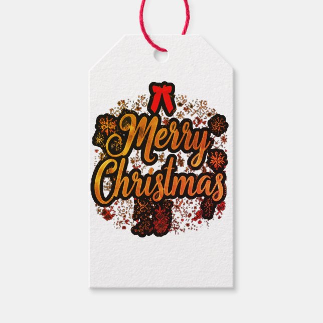 "Frosty FestiActivities: jul Wonderland Mode" Presentetikett (Framsidan)