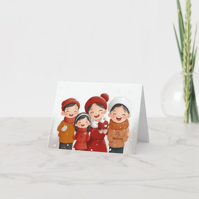 Frosty Festities Helgkort (Framsida)