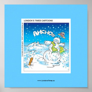 Frosty Fira Den roliga julen Poster