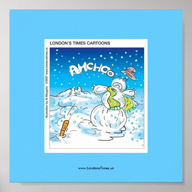 Frosty Fira Den roliga julen Poster (Framsidan)