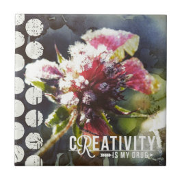 Frosty Flower Creatitivity är min Drug Kakelplatta