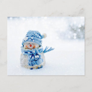Frosty Friend i Blue Vykort