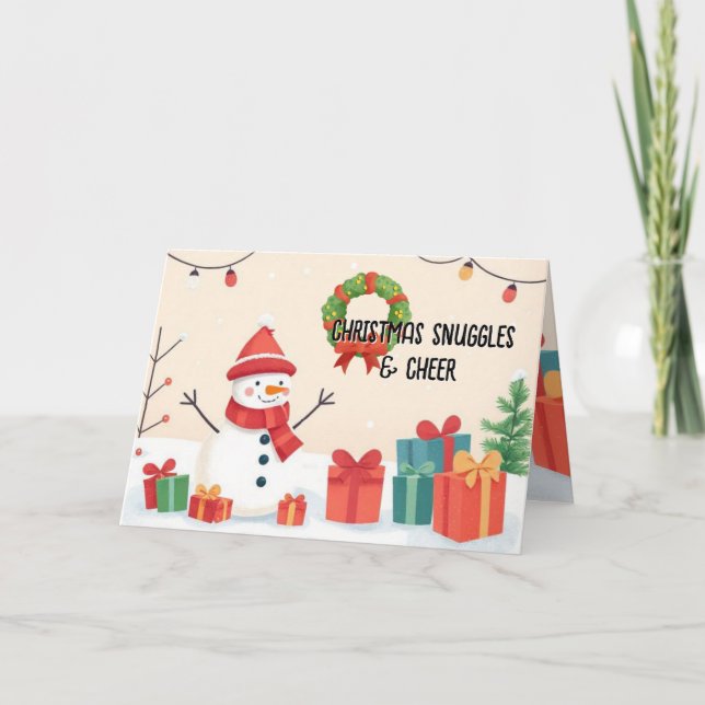 Frosty Fun & Christmas Cheer Kort (Framsida)