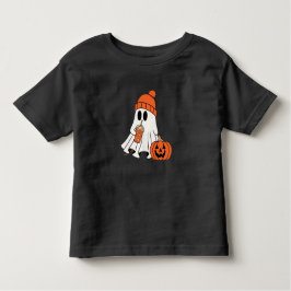 Frosty Ghost Pumpkin Sip Småbarn T-Shirt