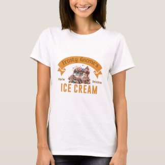 Frosty Gnome's Mocha Delicious Ice Cream T Shirt