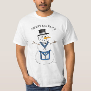 Frosty International, Snögubbe Funny Masonic Helgd T Shirt