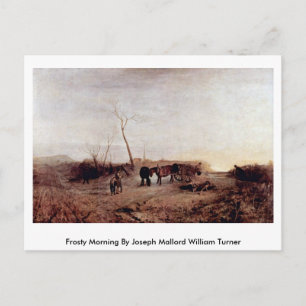 Frosty Morgon av Joseph Mallord William Turner Vykort