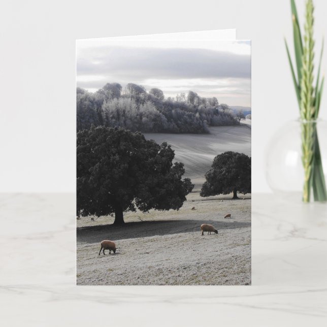 Frosty Morgon Helgkort (Framsida)