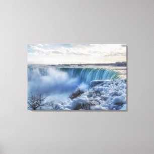 Frosty Niagara Falls Morgons Photograph Canvas Pri