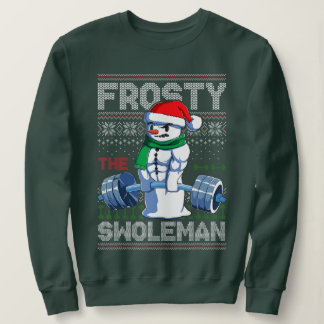 Frosty of the Swoleman Ugly jul Sweater Funny T Shirt