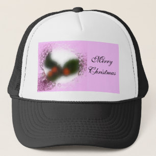 Frosty Rosa Holly Truckerkeps