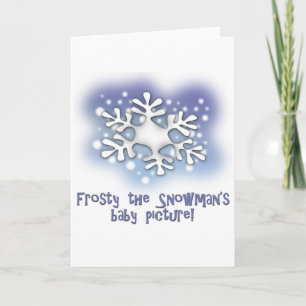 Frosty snögubbe baby bilder helgkort
