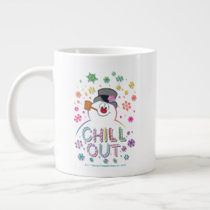 Frosty Snögubbe™ "Chill Out" Rainbow Färg Jumbo Mugg