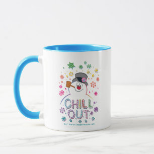 Frosty Snögubbe™ "Chill Out" Rainbow Färg Mugg