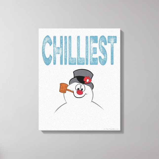 Frosty Snögubbe™ | Chilliest Canvastryck (Framsida)