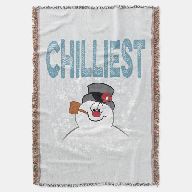 Frosty Snögubbe™ | Chilliest Filt (Framsidan Vertikal)