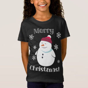 Frosty Snögubbe Cute Animal God jul T Shirt