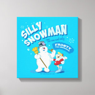 Frosty Snögubbe™ "Fåniget Snögubbe" Canvastryck