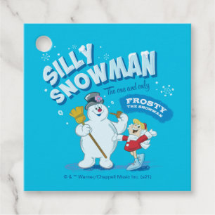 Frosty Snögubbe™ "Fåniget Snögubbe" Gåvor Etiketter