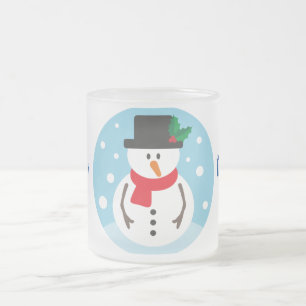 Frosty Snögubbe Frostad Glasmugg