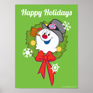 Frosty Snögubbe™ Frostigt Helgdag Poster
