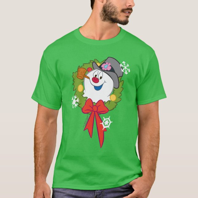 Frosty Snögubbe™ | Frostigt Helgdag T Shirt (Framsida)