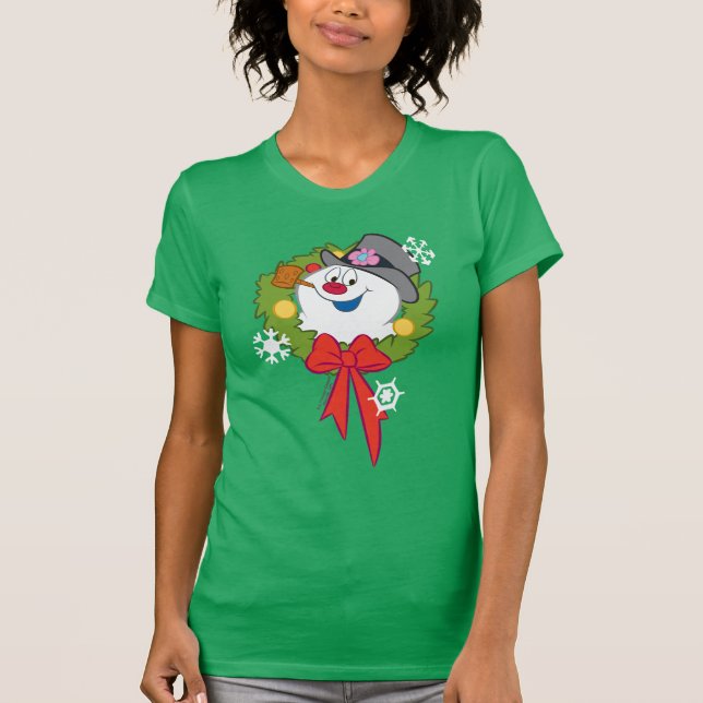 Frosty Snögubbe™ | Frostigt Helgdag T Shirt (Framsida)