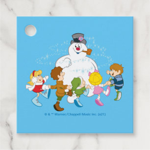 Frosty Snögubbe™ Frosty & Children Spela Gåvor Etiketter