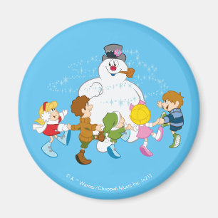 Frosty Snögubbe™ Frosty & Children Spela Magnet