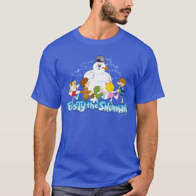 Frosty Snögubbe™ | Frosty & Children Spela T Shirt (Framsida)