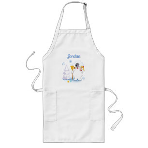 Frosty Snögubbe™   Frosty & Karen Winter Roligt Långt Förkläde