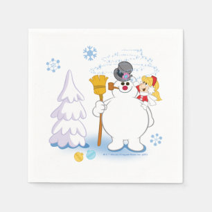 Frosty Snögubbe™ Frosty & Karen Winter Roligt Pappersservett