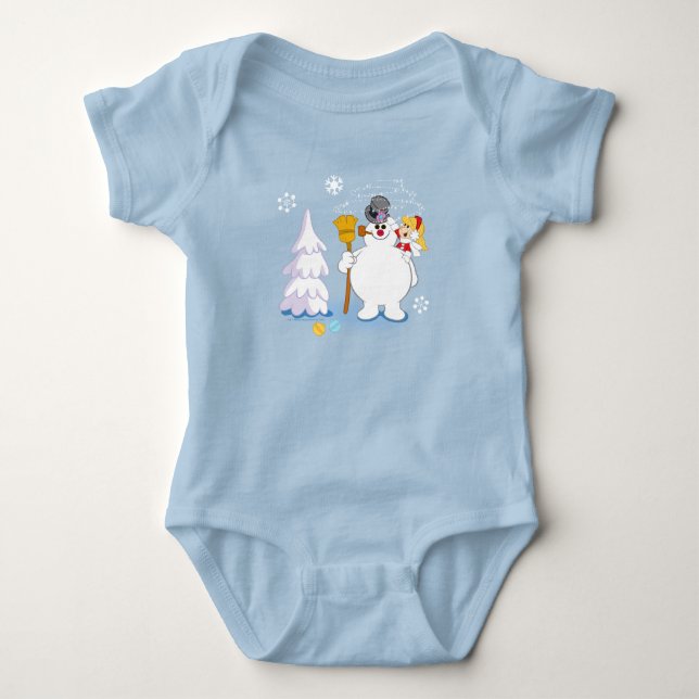 Frosty Snögubbe™ | Frosty & Karen Winter Roligt T Shirt (Framsida)