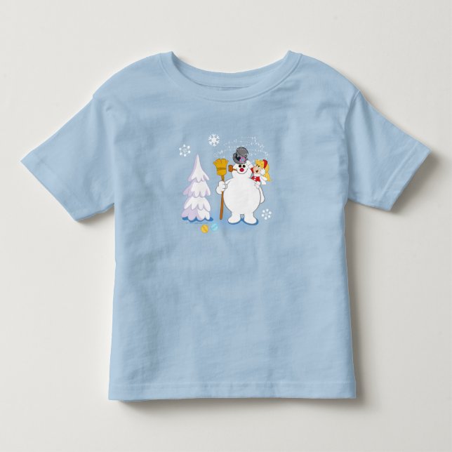 Frosty Snögubbe™ | Frosty & Karen Winter Roligt T Shirt (Framsida)