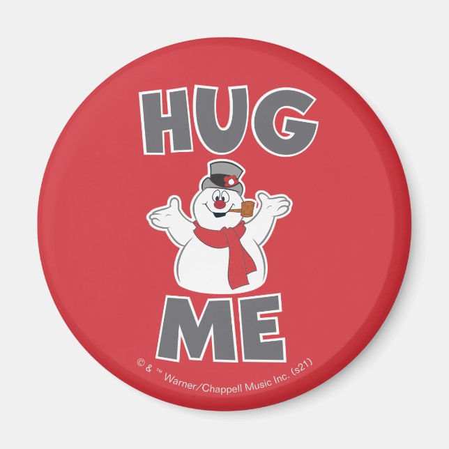 Frosty Snögubbe™ | Hug Me Magnet (Framsidan)