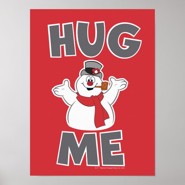 Frosty Snögubbe™ | Hug Me Poster (Framsidan)