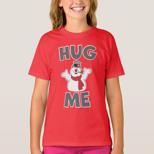 Frosty Snögubbe™ | Hug Me T Shirt (Framsida)