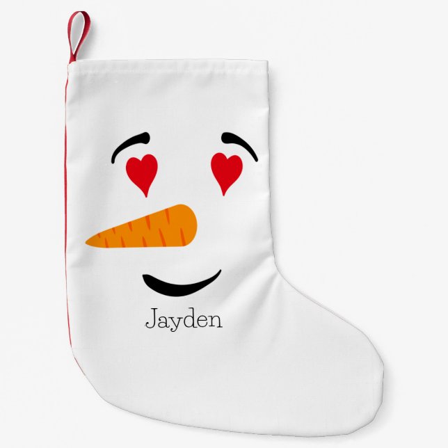 Frosty Snögubbe i Kärlek Liten Julstrumpa (Framsidan)