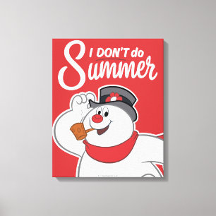 Frosty Snögubbe™ Jag gör inte sommar Canvastryck