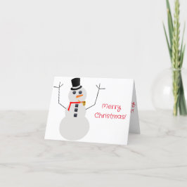 Frosty Snögubbe, julkort Tack Kort