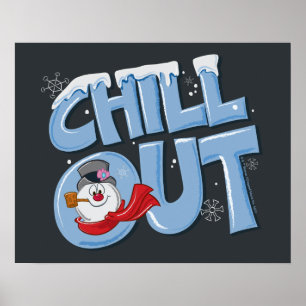 Frosty Snögubbe™ Kyla ut Poster